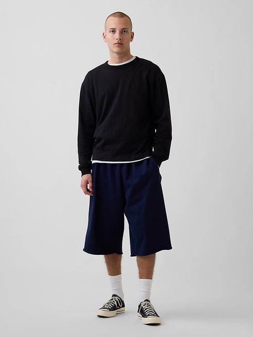 adult heavyweight baggy sweat shorts