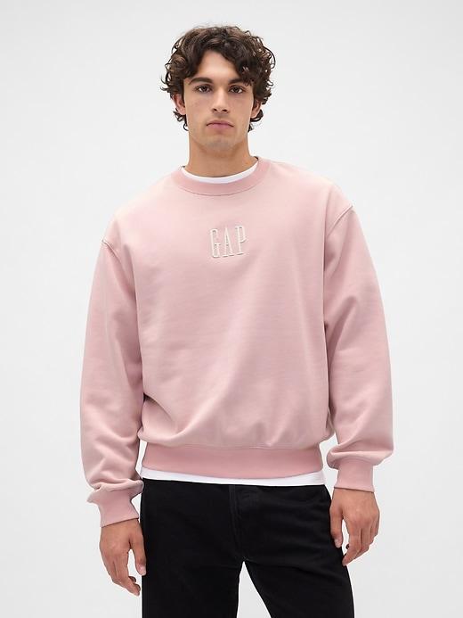 adult heavyweight oversized logo sweatshirt