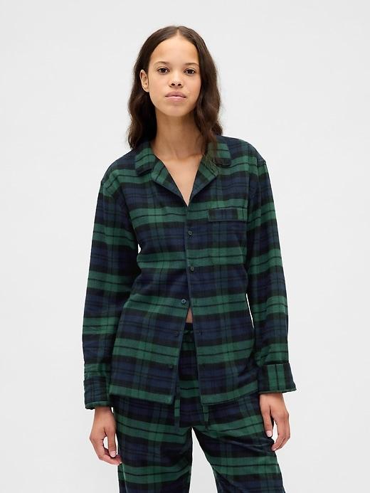 adult softest flannel pj shirt