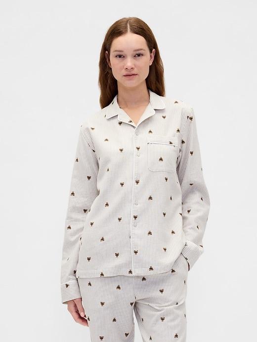 adult softest flannel pj shirt