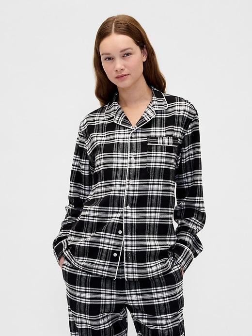 adult softest flannel pj shirt