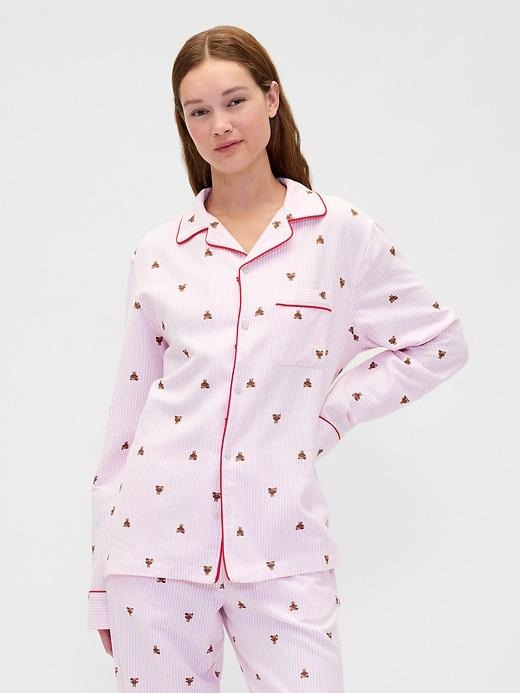 adult softest flannel pj shirt