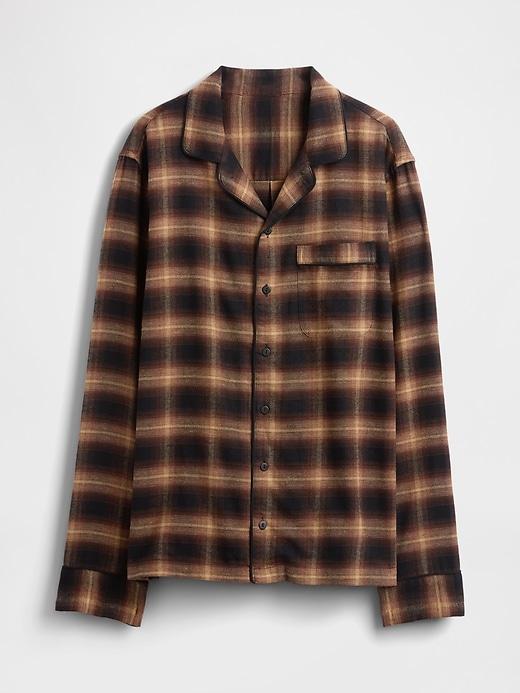 adult softest flannel pj shirt