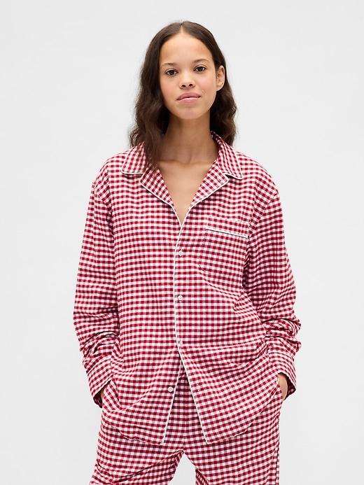 adult softest flannel pj shirt