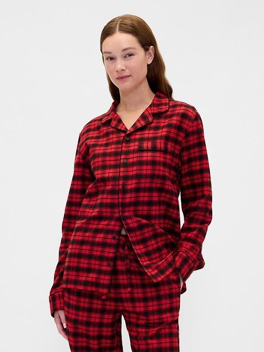 adult softest flannel pj shirt
