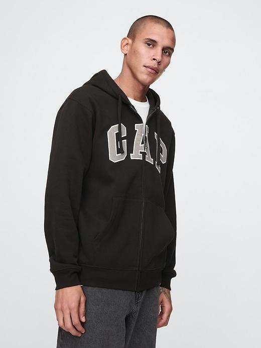 adult vintagesoft arch logo full-zip hoodie