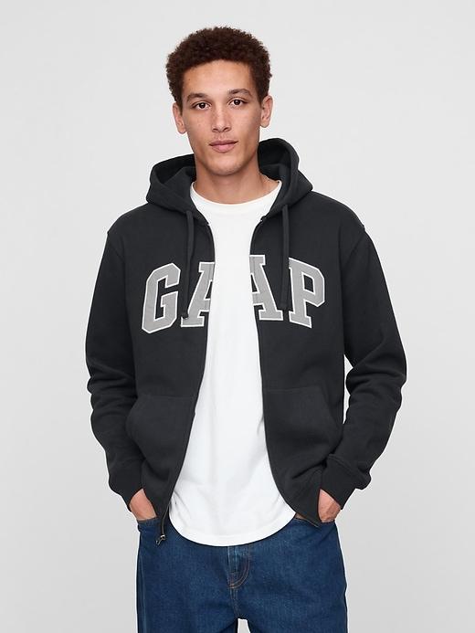 adult vintagesoft arch logo full-zip hoodie