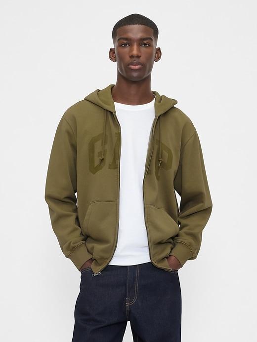 adult vintagesoft arch logo full-zip hoodie