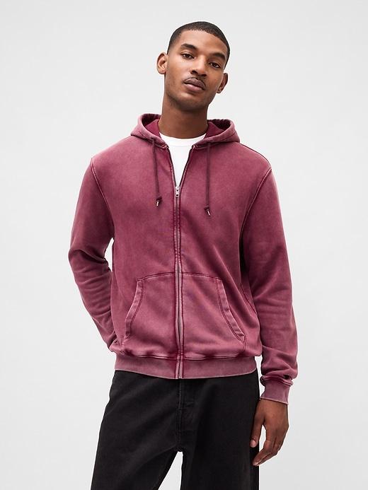 adult vintagesoft zip hoodie