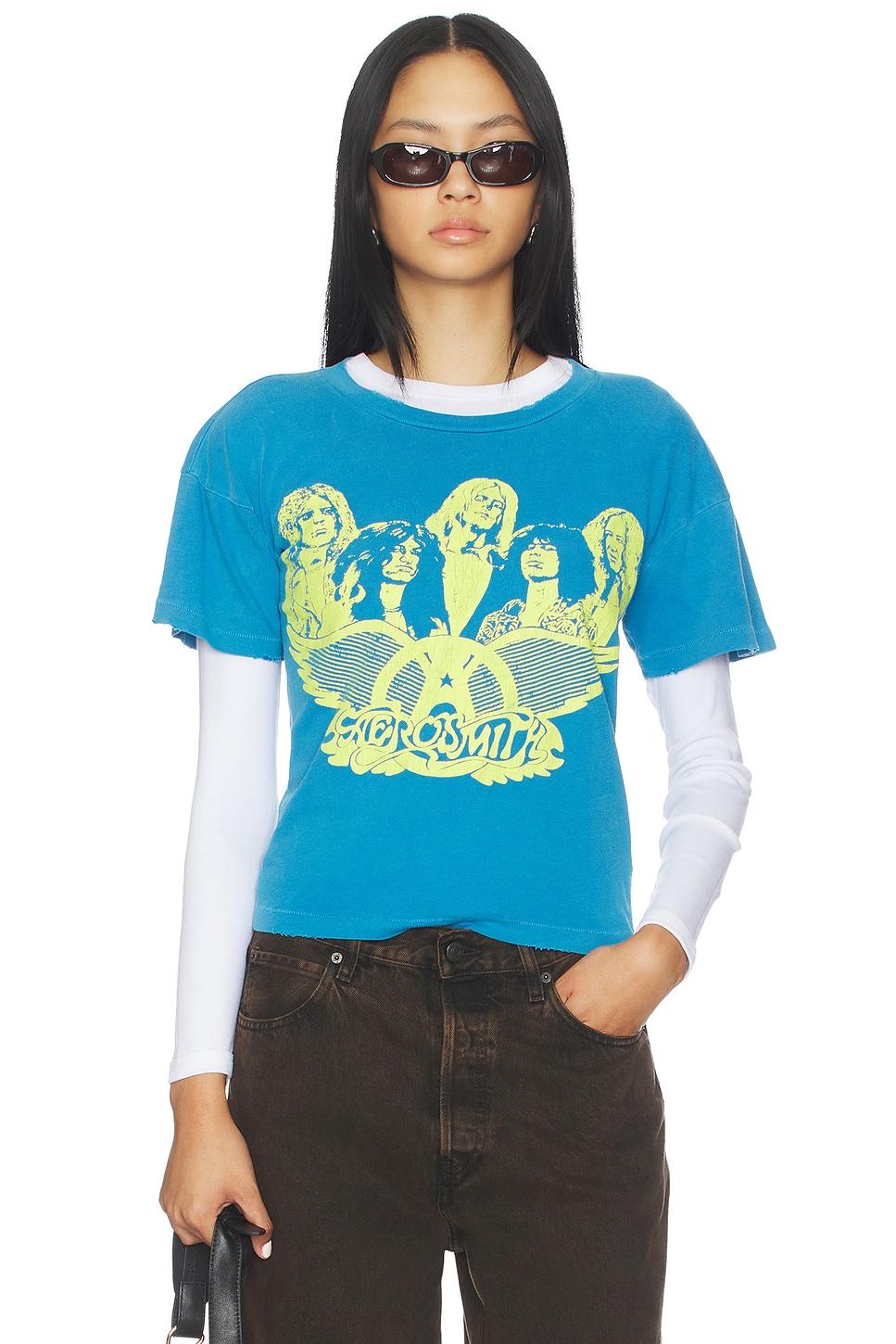 aerosmith crop tee