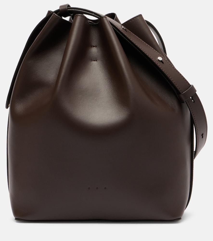 aesther ekme marin medium leather shoulder bag