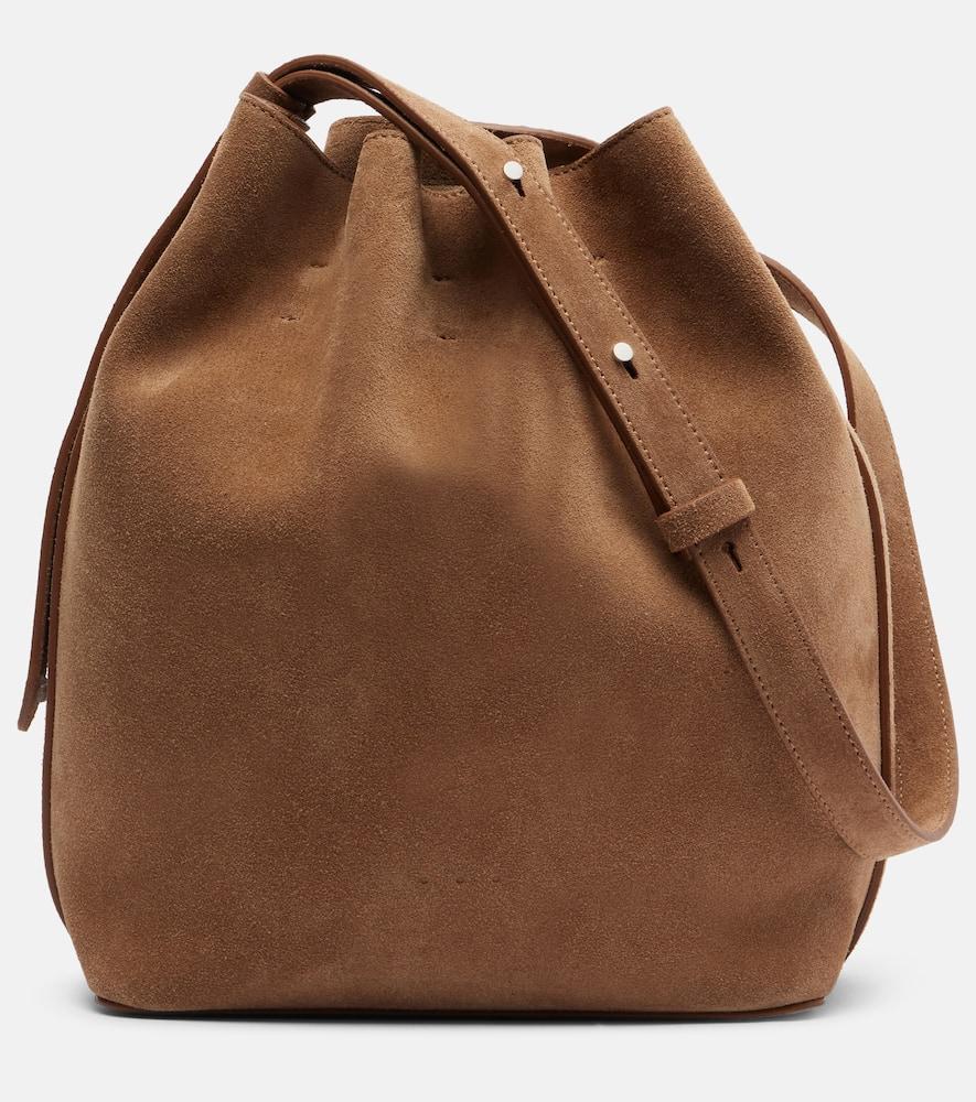 aesther ekme marin medium suede shoulder bag