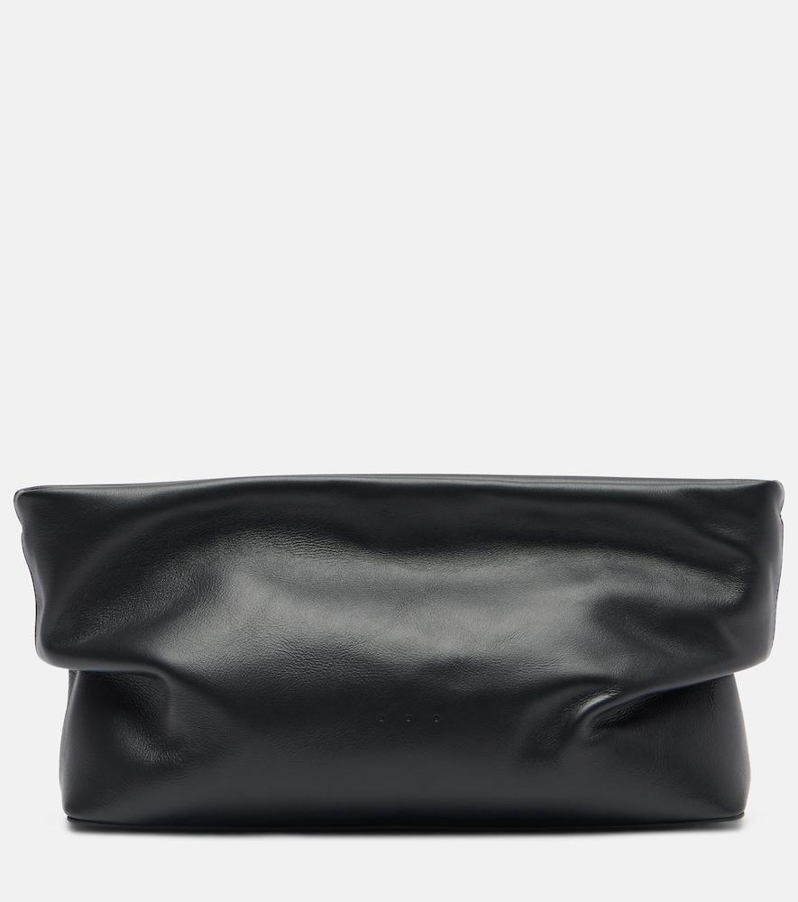 aesther ekme nina medium leather clutch