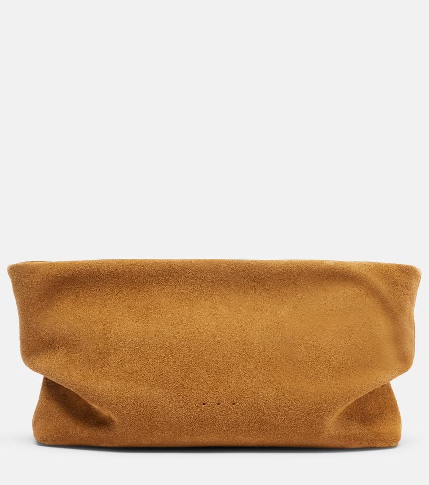 aesther ekme nina small suede clutch