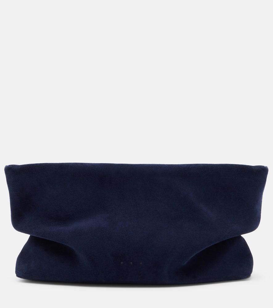 aesther ekme nina small suede clutch