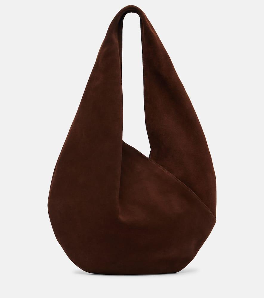 aesther ekme ora medium suede shoulder bag