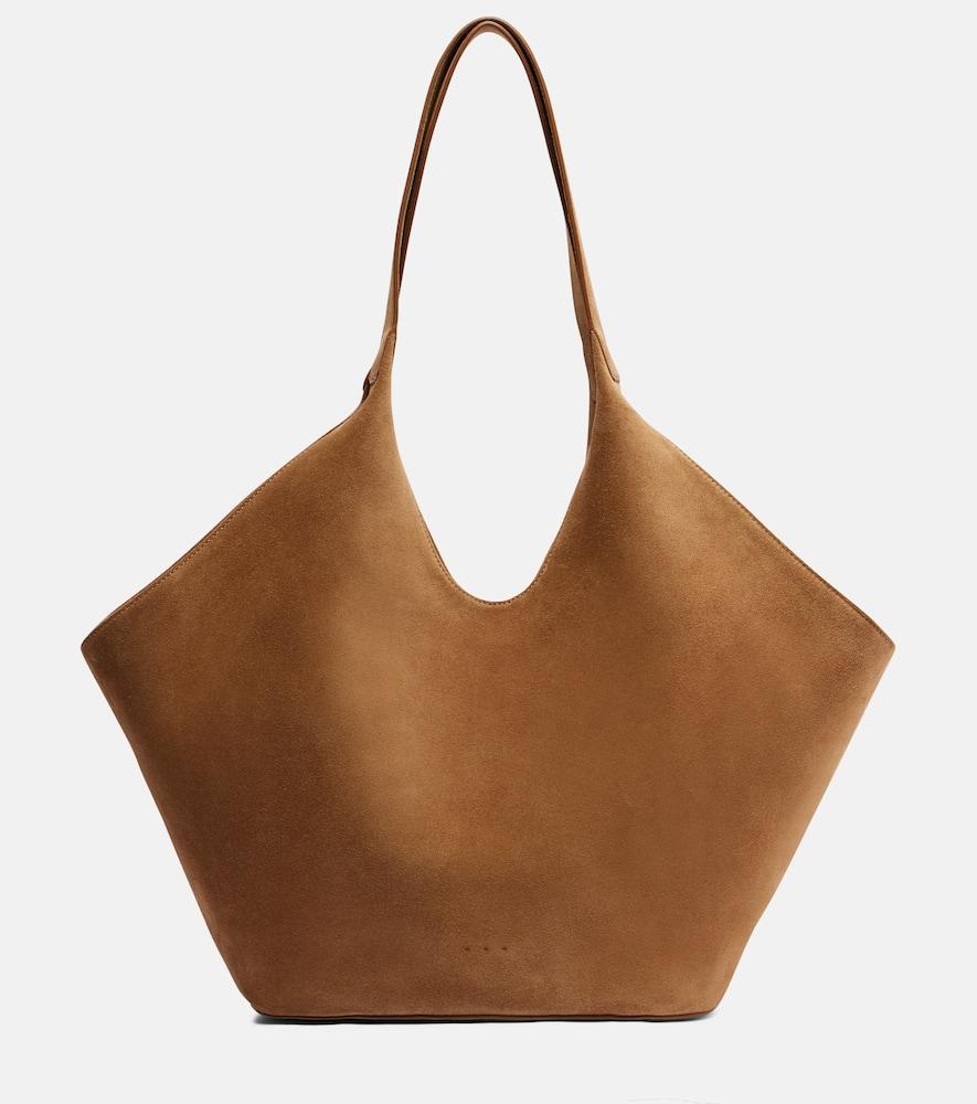 aesther ekme phantom large suede tote bag