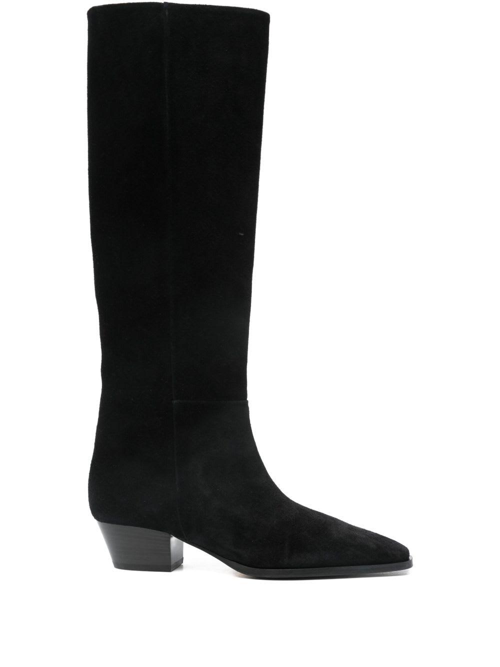 aeyde medea pointed-toe boots