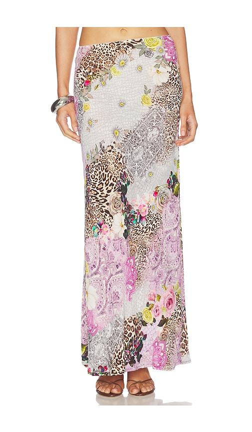 afrm ansley skirt in pink.