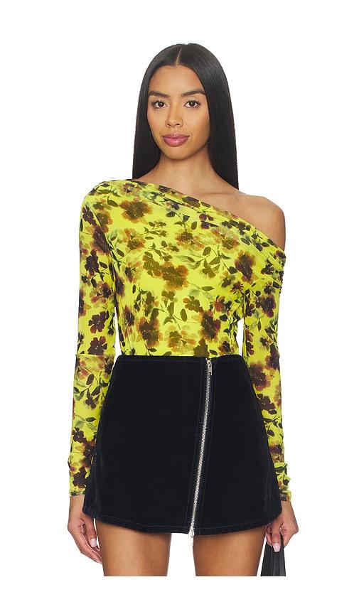 afrm barry top in yellow.