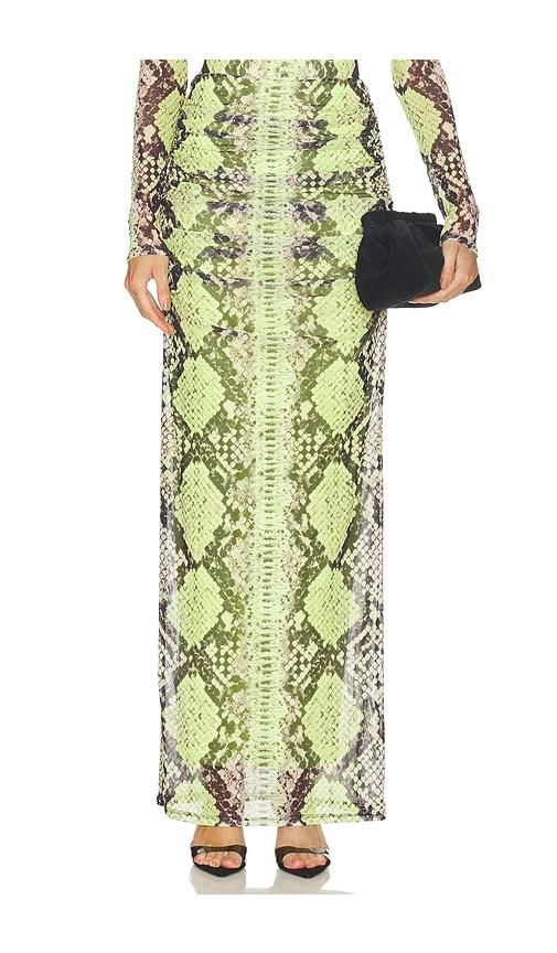 afrm bevin skirt in yellow.