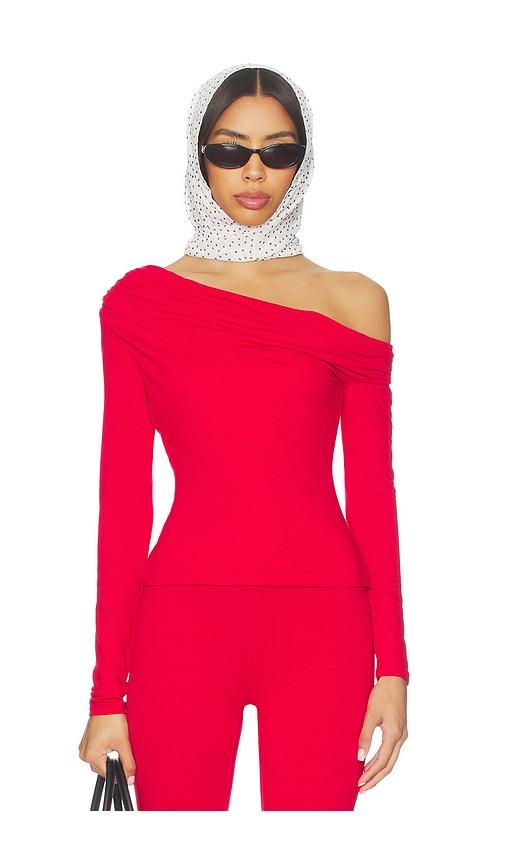 afrm bria top in red.