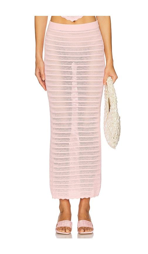 afrm dorota skirt in pink.