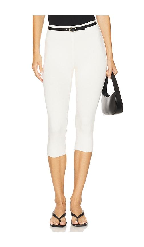 afrm ettie pant in cream.