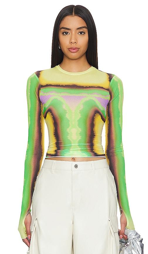 afrm kaylee top in multi.