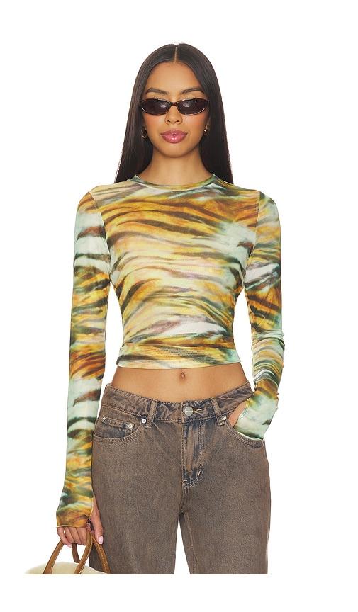 afrm kaylee top in yellow.