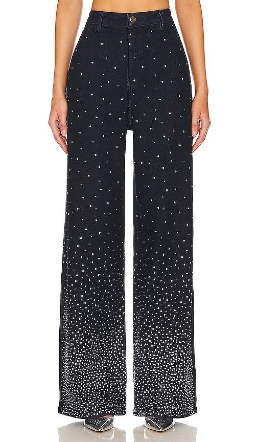 afrm ronny pant in navy.