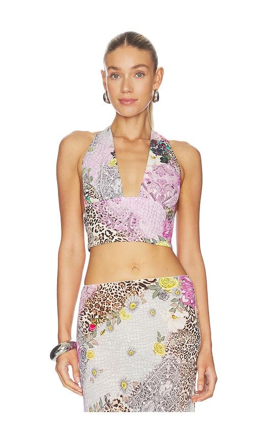 afrm sylas top in pink.