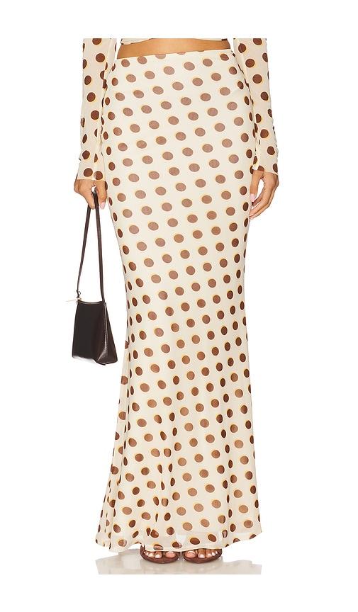 afrm tegan skirt in cream.