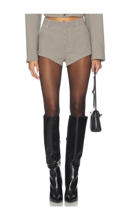 afrm the high rise ultra hot short in cream.