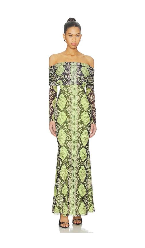 afrm thelma dress in yellow.