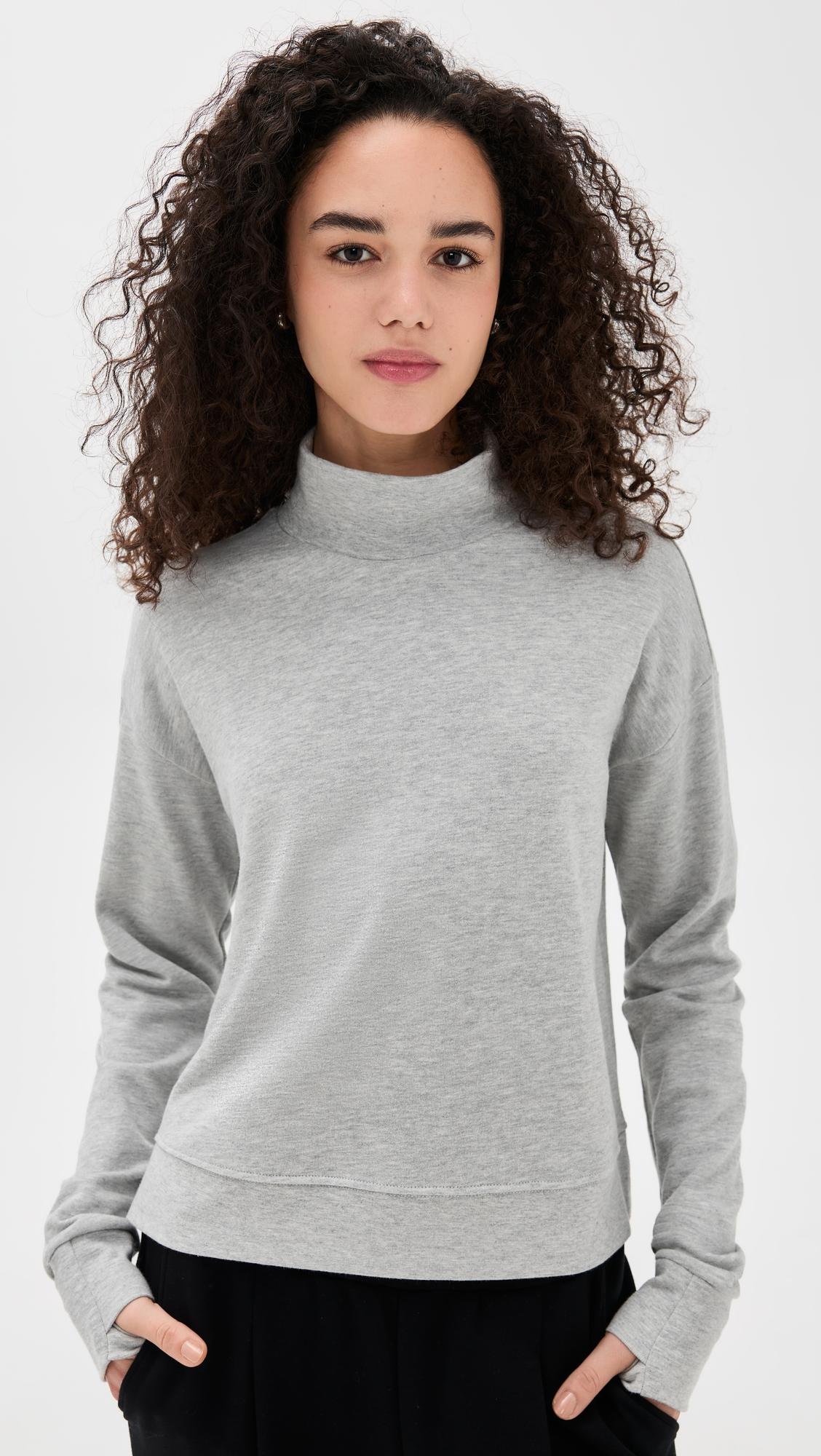 after class funnel neck sweatshirt