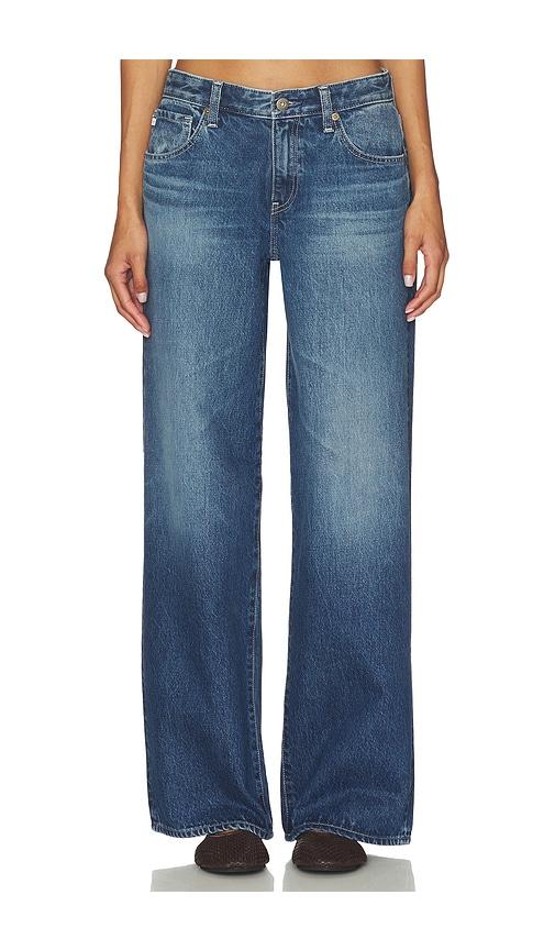 ag jeans adria wide jeans in blue.