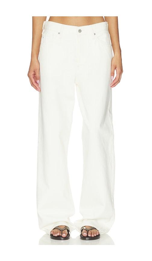 ag jeans billie straight jean in white.
