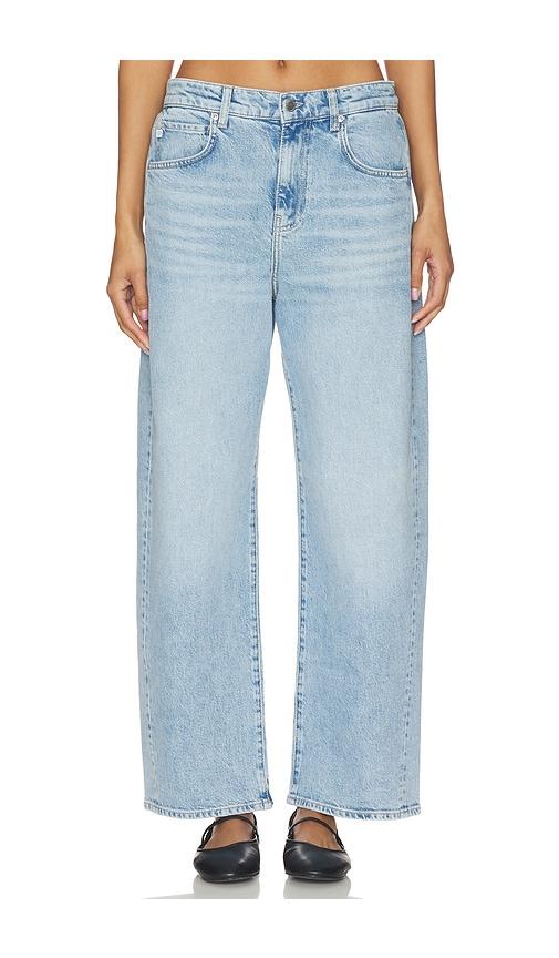 ag jeans hattie barrel jean in blue.