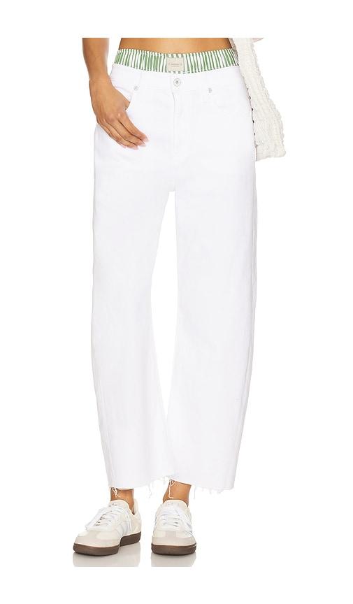 ag jeans hattie crop in white.