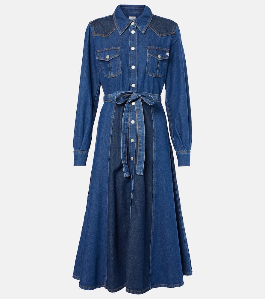 ag jeans marseille denim shirt dress