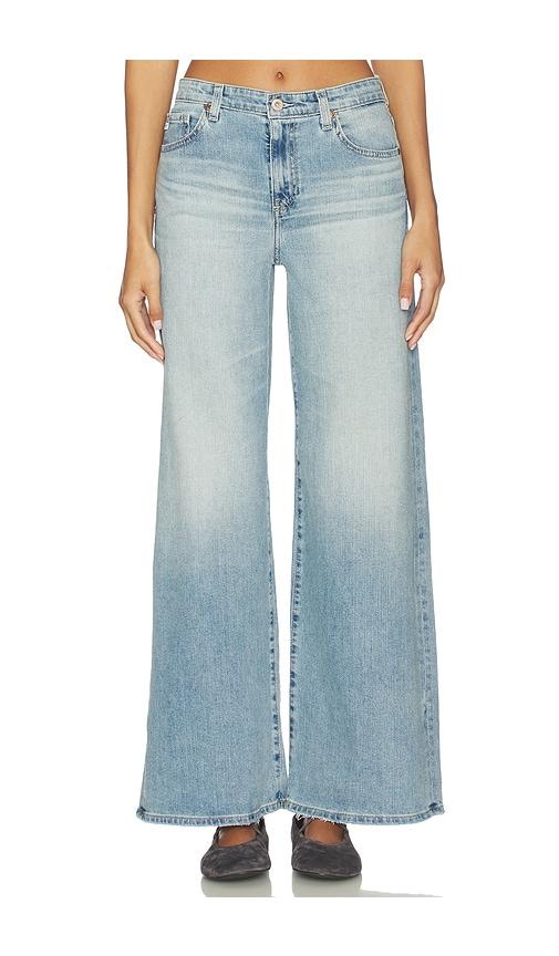 ag jeans saige wide jeans in blue.