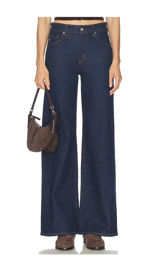 ag jeans saige wide leg jeans in blue.