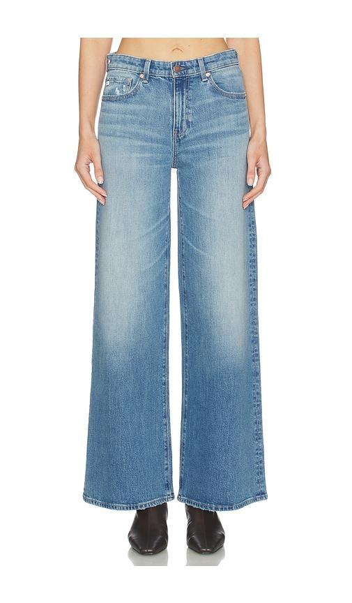 ag jeans saige wide leg jeans in blue.