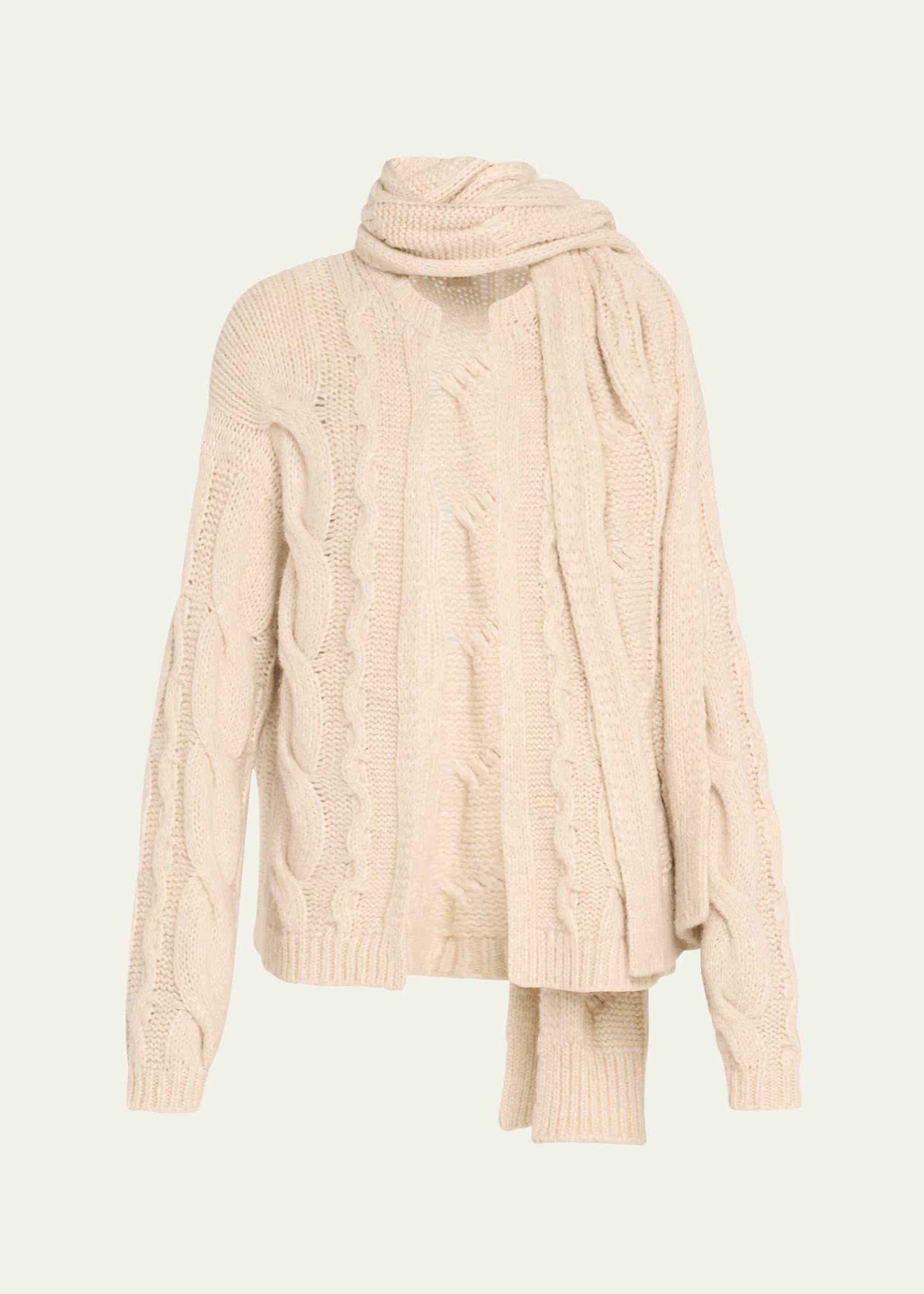 agnes cable-knit sweater