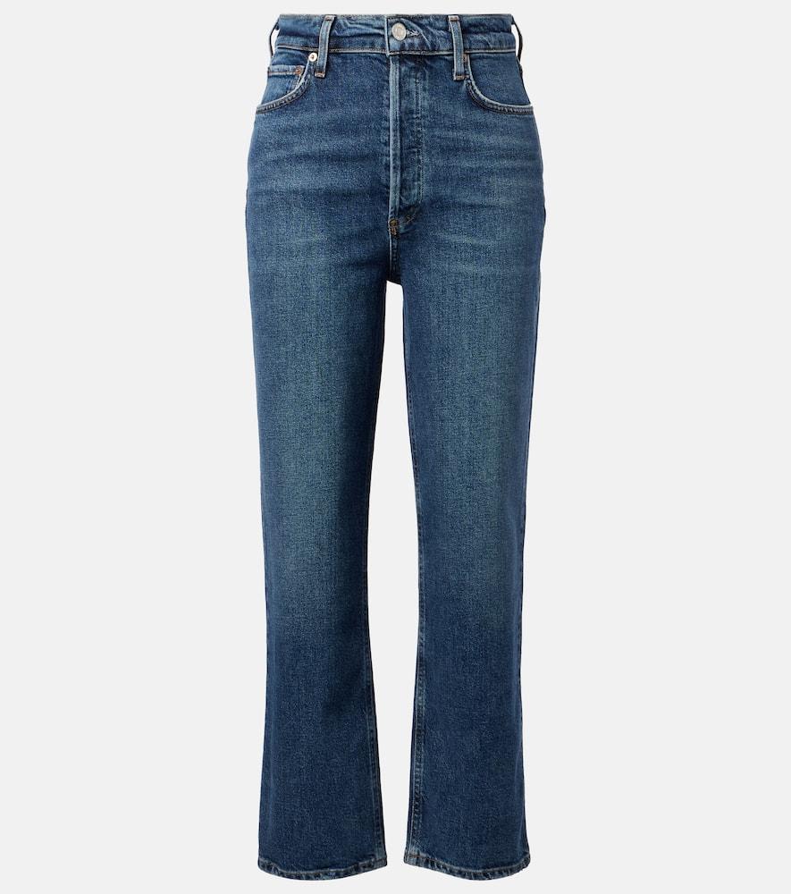 agolde '90s pinch waist crop straight jeans