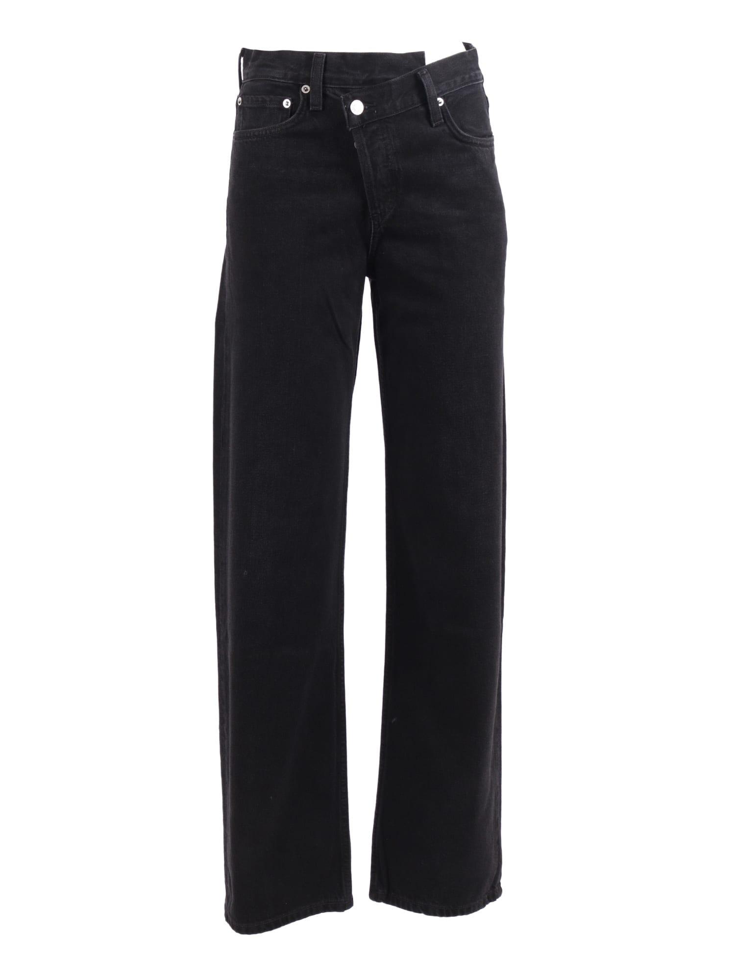 agolde arc criss cross jean