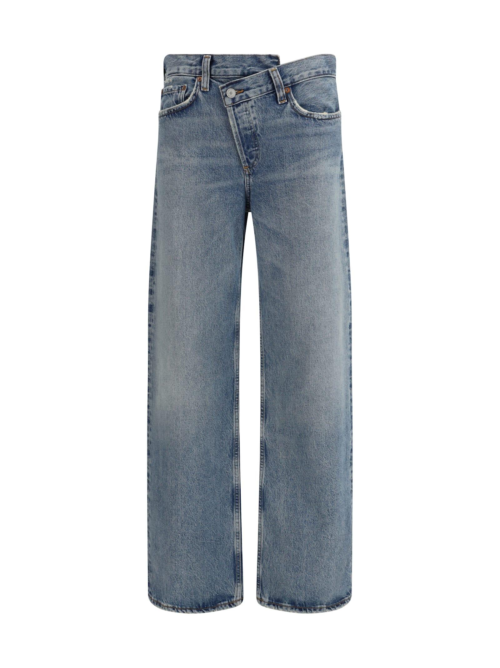 agolde arc criss cross jeans