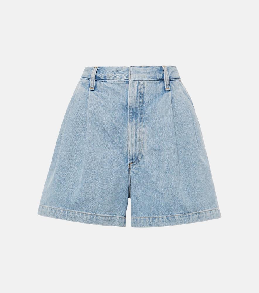 agolde becker denim shorts