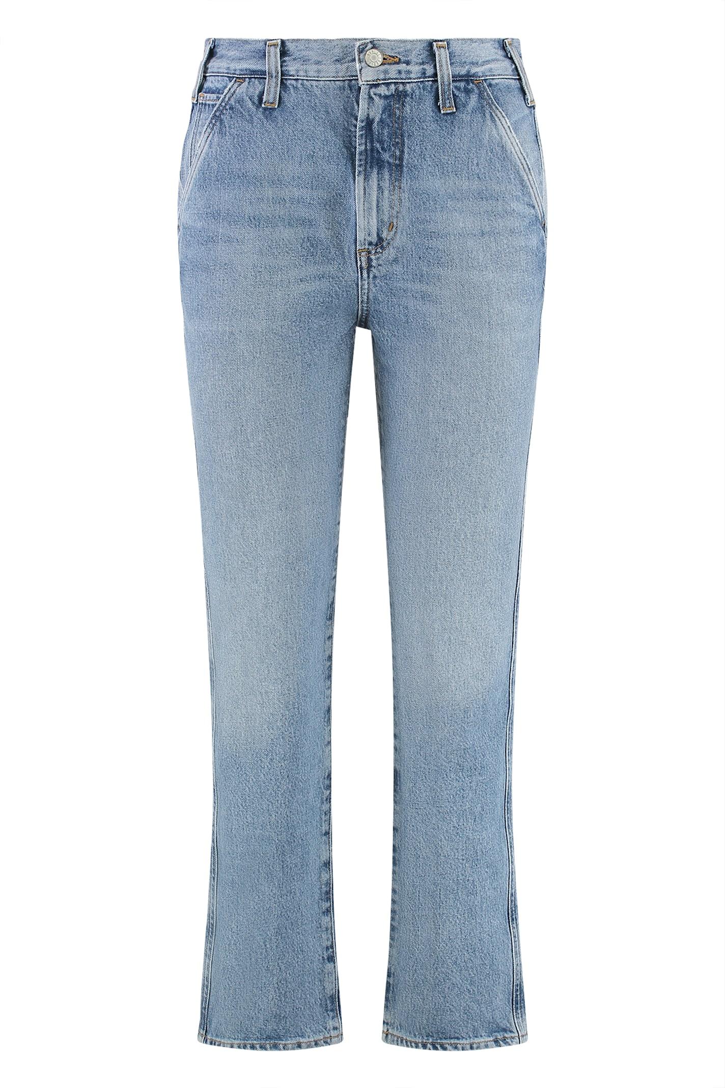 agolde cooper high-rise straight leg jeans